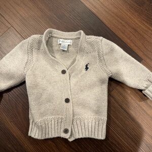 Ralph Lauren Kids Gray Cardigan Sweater